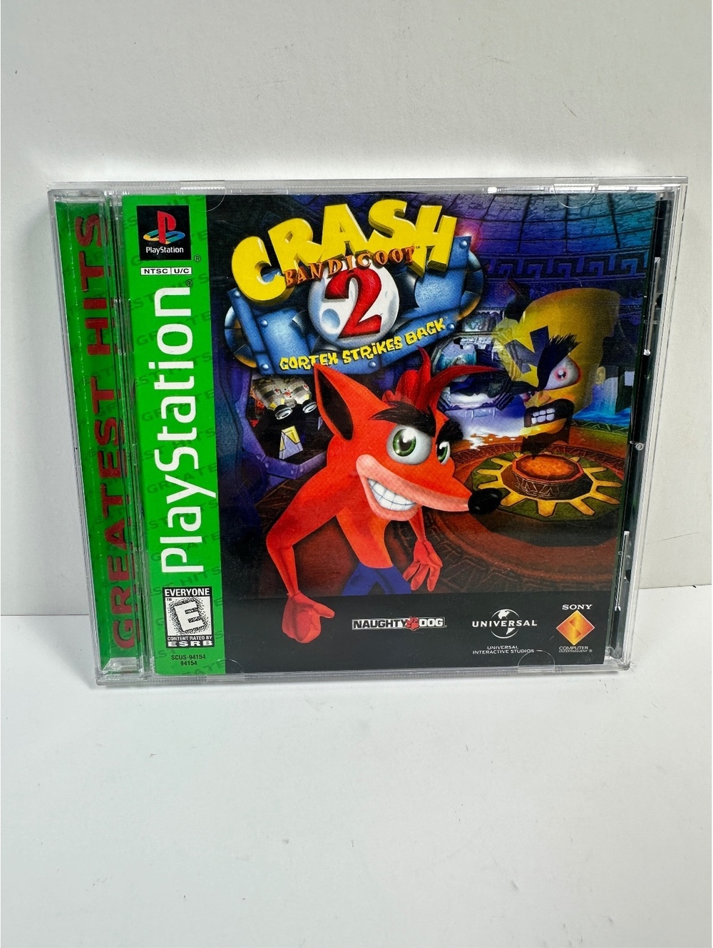 Crash Bandicoot 2: Cortex Strikes Back PS1 PlayStation 1 Greatest Hits Game
